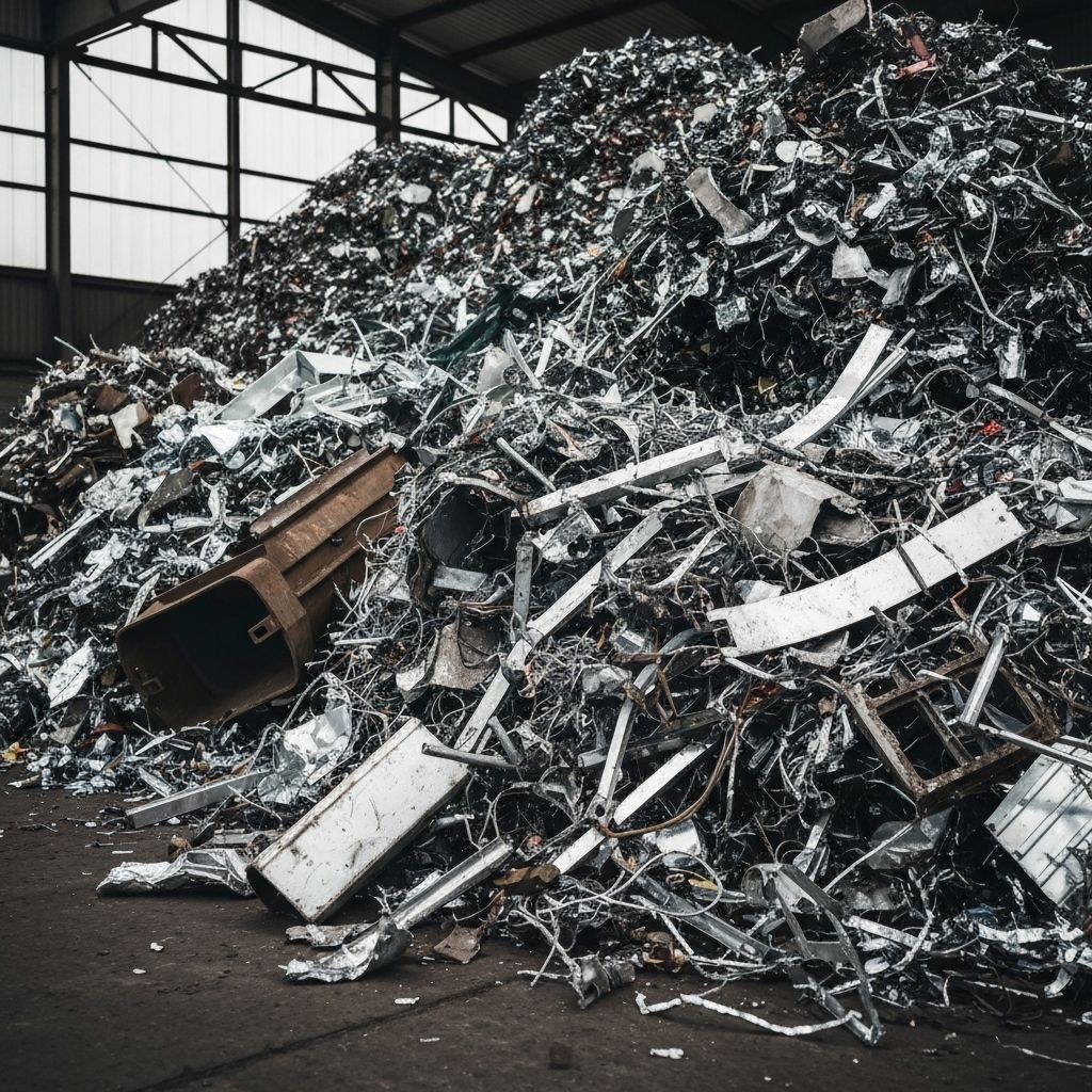 شراء معادن وحديد سكراب - أسعار تنافسية وتحويل فوري